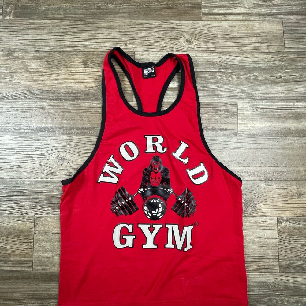 Red Men's Tank Top